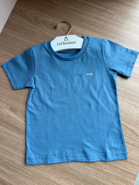 CAMISETA MANGA CURTA LISA BÁSICO MENINO ANGERÔ
