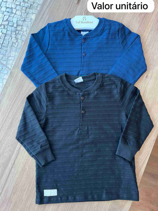 BLUSA MANGA LONGA BOTÕES MENINO FAKINI