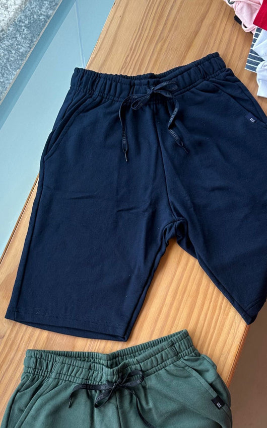 BERMUDA MOLETINHO LISA COM BOLSOS E CADARÇO NEXT LEVEL MENINO PULLA BULLA