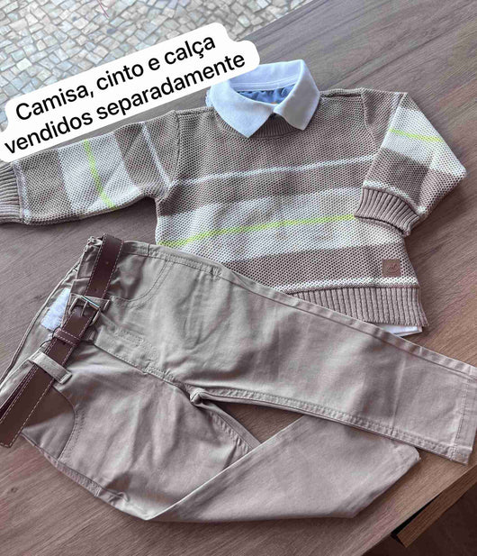 SUETER MANGA LONGA TRICOT MENINO UP BABY