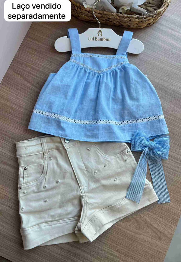 AZUL/BEGE