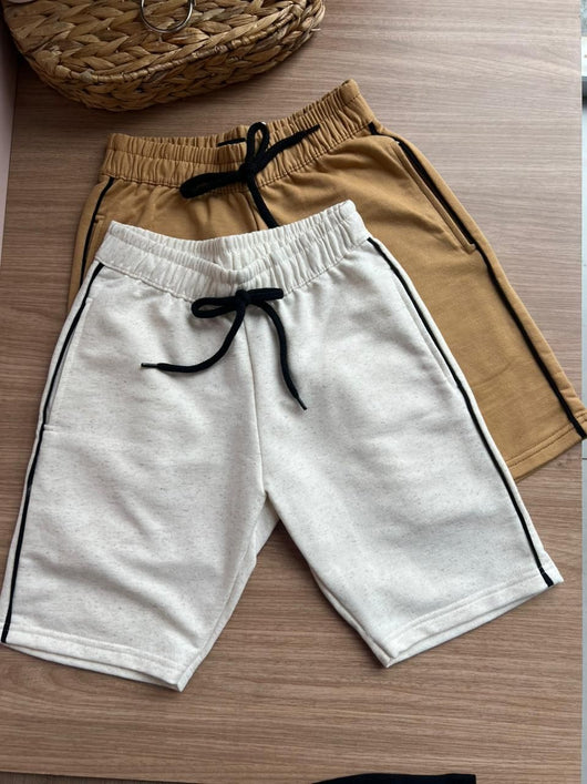 BERMUDA ELÁSTICO CORDÃO BOLSOS MENINO PULLA BULLA