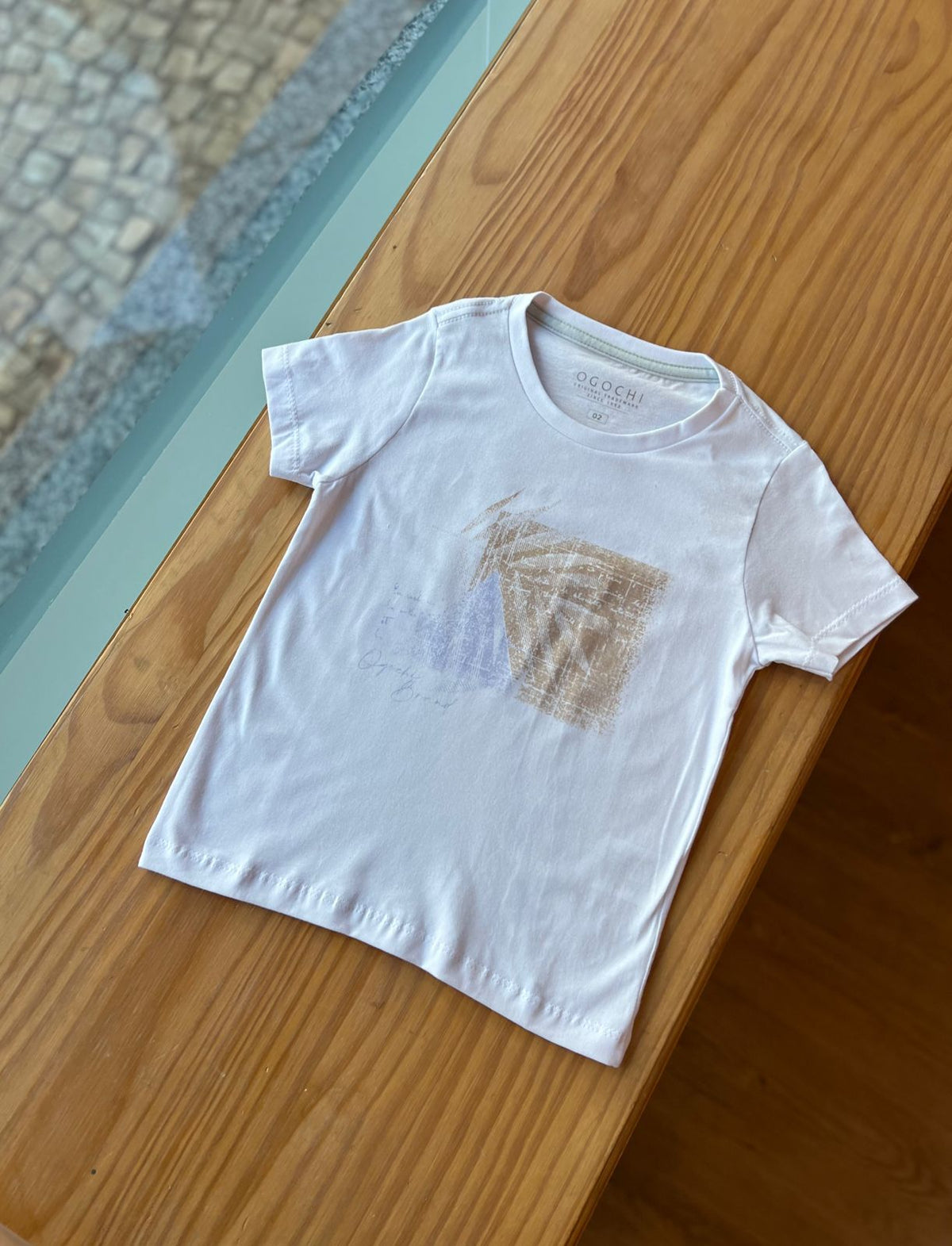CAMISETA MANGA CURTA CONCEPT SLIM ARTE ABSTRATA MENINO OGOCHI