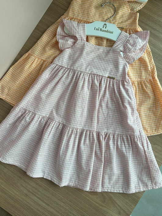VESTIDO REGATA XADREZ MENINA PULLA BULLA