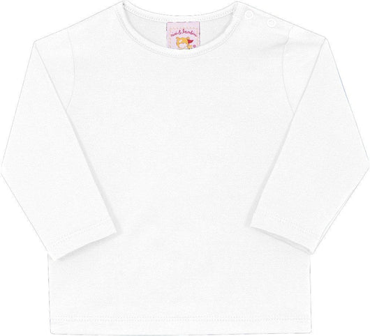 CAMISETA MANGA LONGA THERMOSKIN LISA COM BOTÕES DE PRESSÃO UNISSEX NINI E BAMBINI