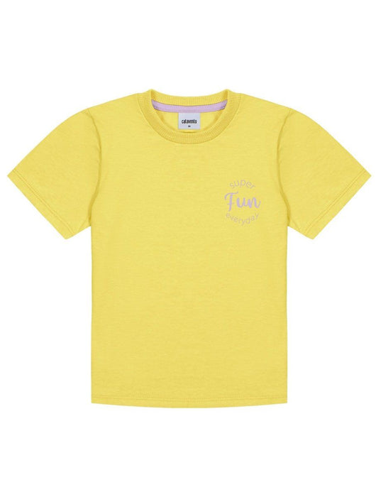 BLUSA MANGA CURTA EM MALHA SUPER FUN EVERYDAY MENINA CATAVENTO
