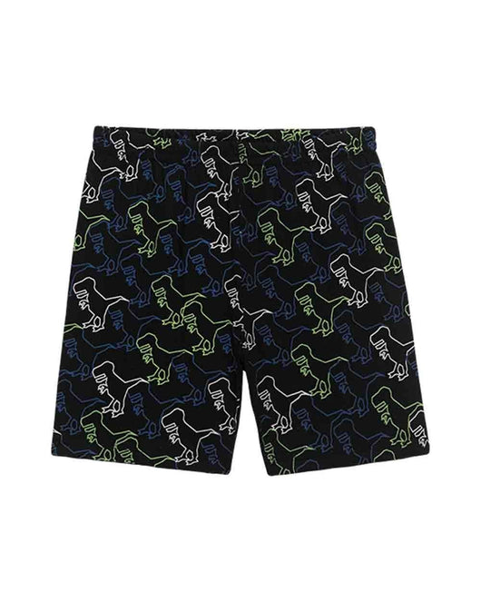 CONJUNTO PIJAMA MANGA CURTA E BERMUDA DINOSSAUROS MENINO ONDA MARINHA 40PRO50
