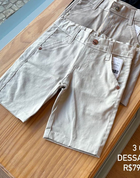 BERMUDA BRIM COM AJUSTE E BOLSOS MENINO LUI BAMBINI
