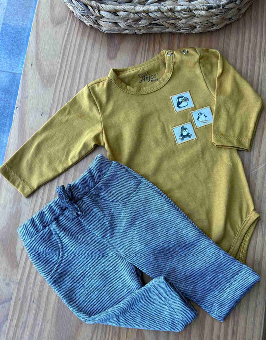 AMARELO/CINZA