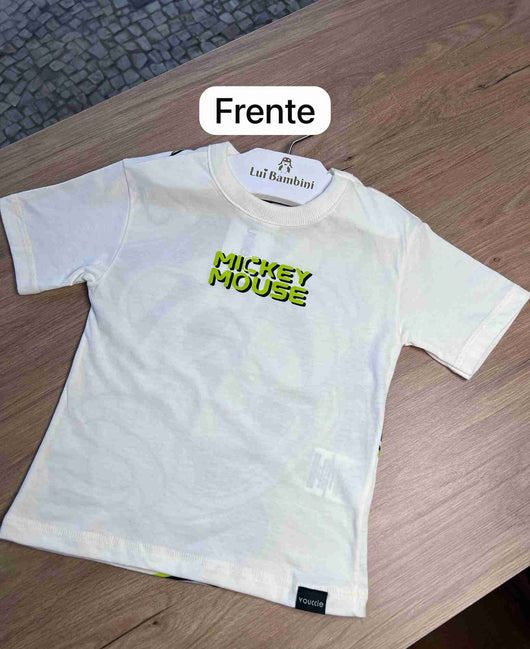 CAMISA MANGA CURTA MICKEY MOUSE MENINO YOUCCIE