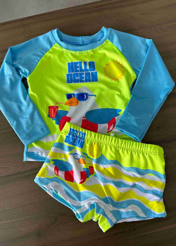 AMARELO NEON/AZUL