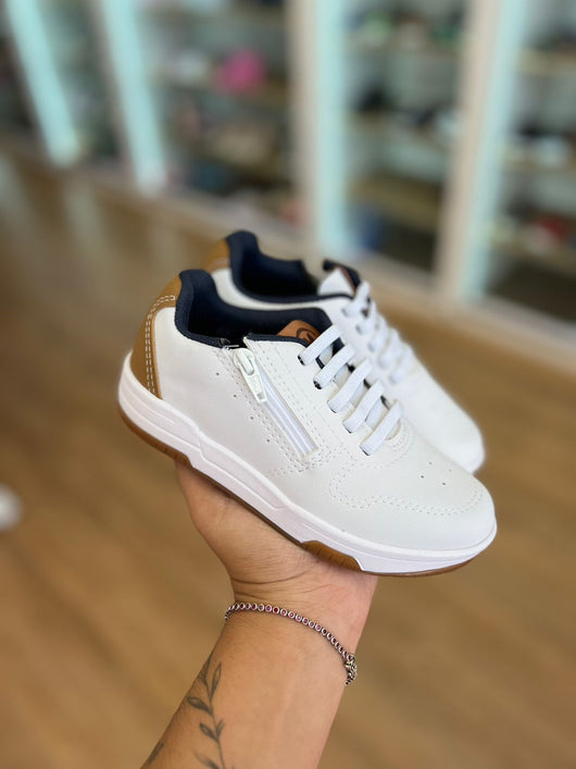 Molekinho Cadarço De Tenis Elastico SAPATO SAPATÊNIS COM ZÍPER