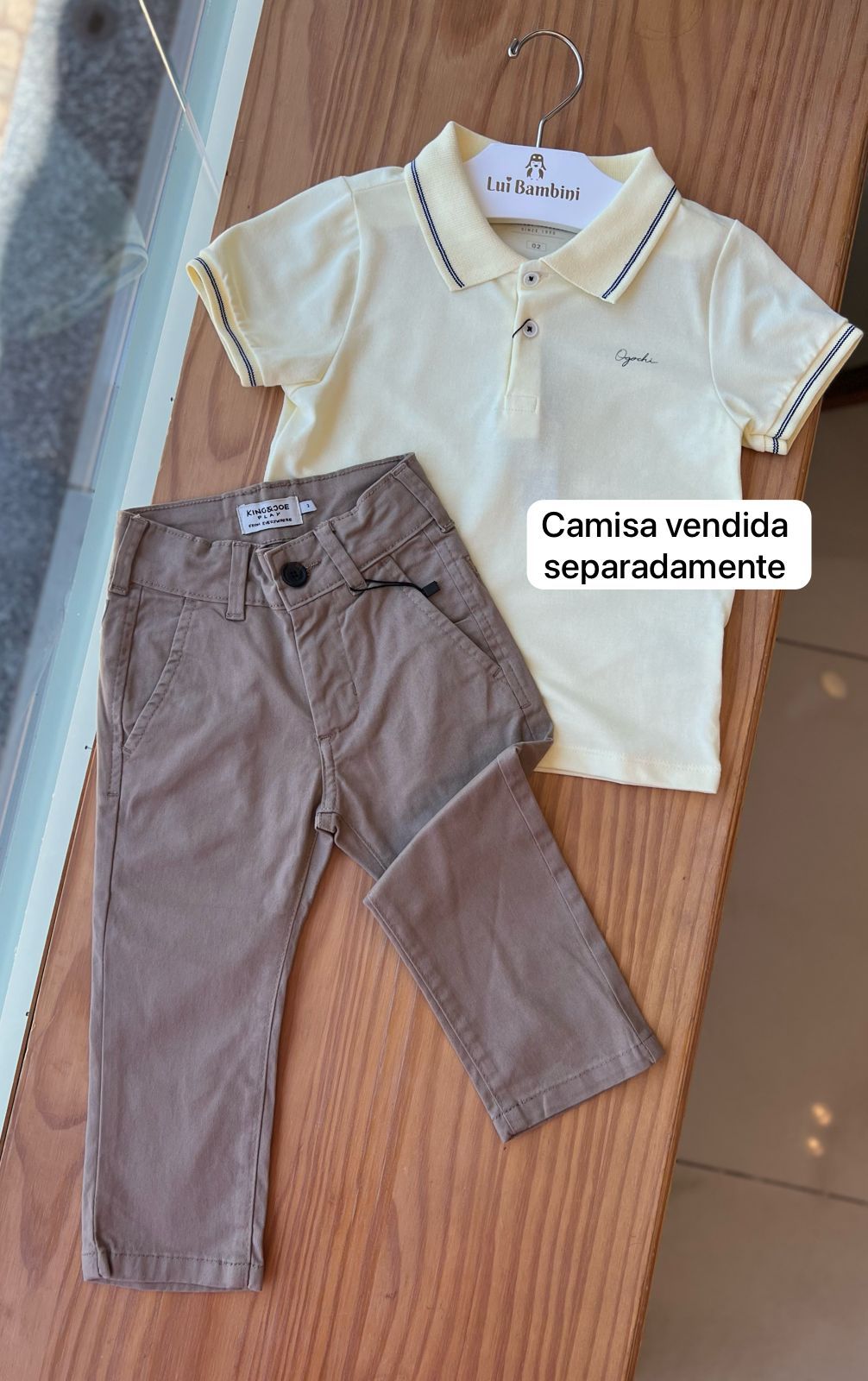 CALÇA EM SARJA BOLSO FACA COM AJUSTE INTERNO PLAY SLIM MENINO KING&JOE