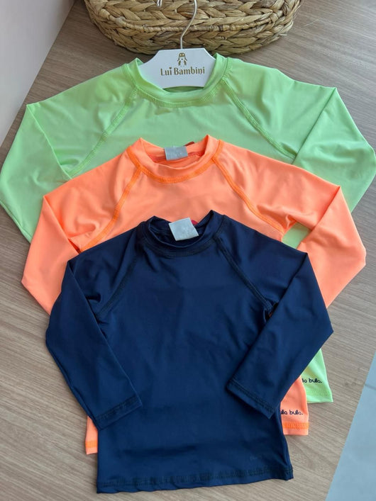 CAMISETA MANGA LONGA BÁSICA UV50+ MENINO PULLA BULLA