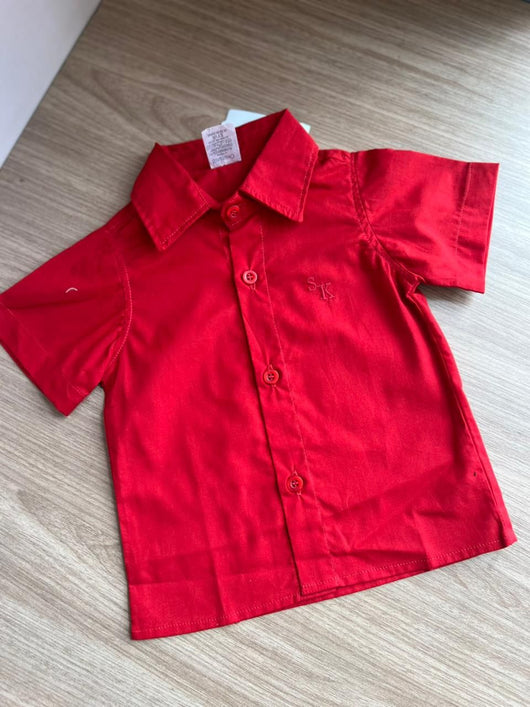 CAMISA MANGA CURTA BOTÕES MENINO LUI BAMBINI