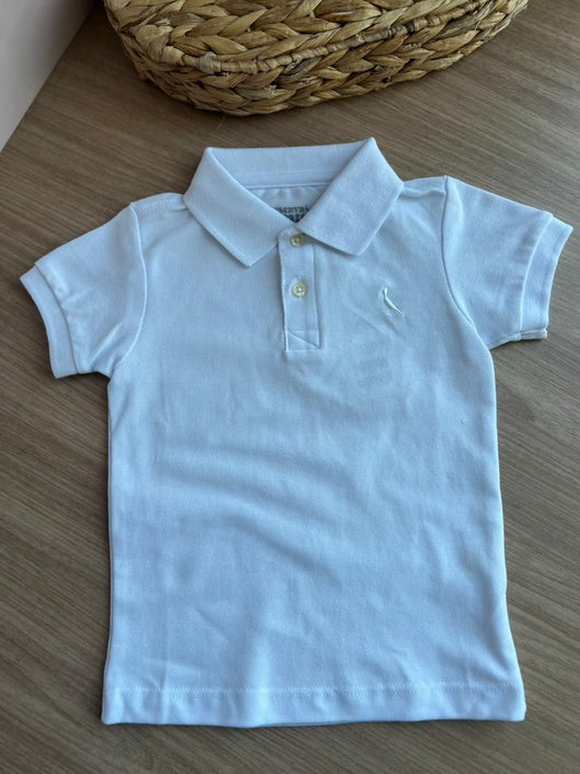 CAMISETA MANGA CURTA POLO PICA PAU BORDADO MENINO RESERVA MINI