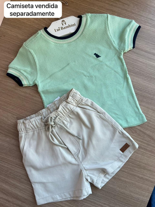 BERMUDA CADARÇO BOLSOS SARJA MENINO BIMBI