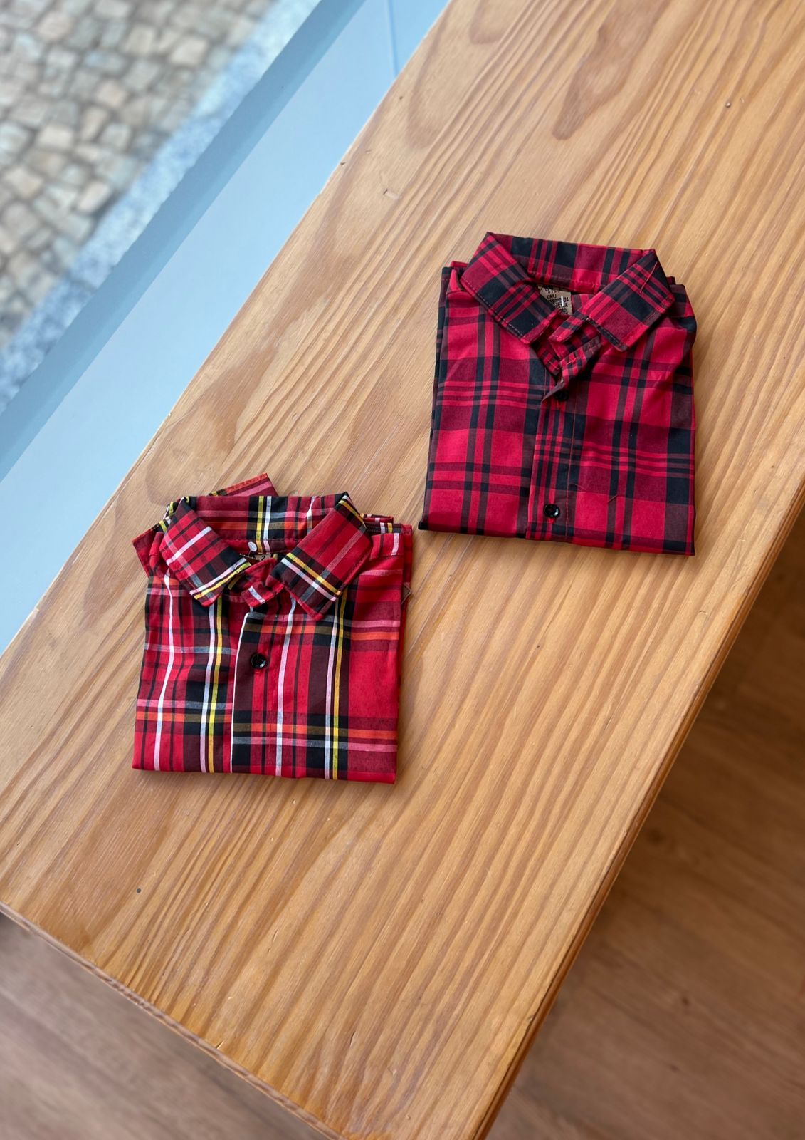 CAMISA XADREZ MANGA LONGA UNISSEX LUI BAMBINI