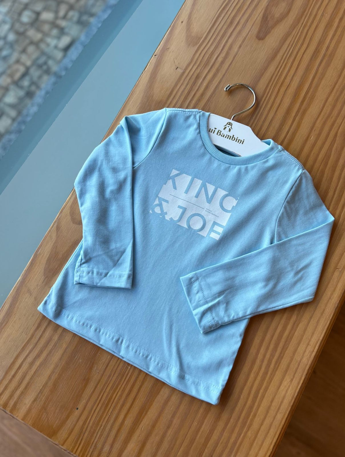 CAMISETA MANGA LONGA GOLA REDONDA FROM EVERYWHERE MENINO KING&JOE
