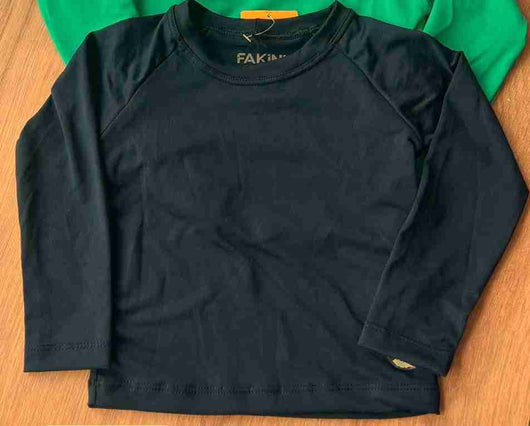 CAMISETA MANGA LONGA LISA COM PROTEÇÃO SOLAR UV50+ MENINO FAKINI0158