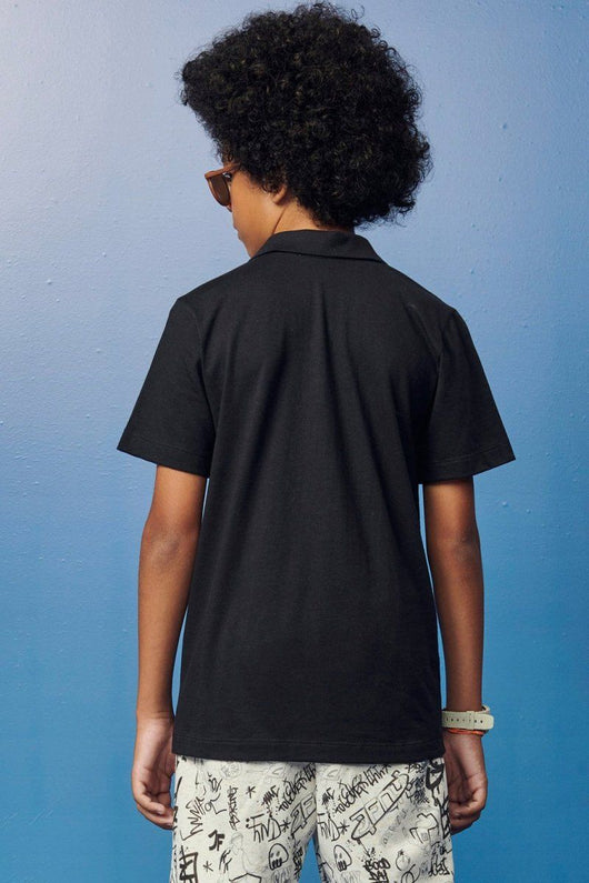 CAMISA MANGA CURTA GOLA POLO THE WORLD MENINO JOHNNY FOX PRO40