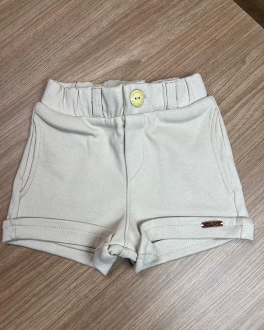 BERMUDA BOLSOS BOTÃO BARRA DOBRADA MENINO COLORITTA