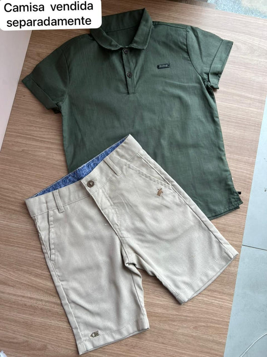 BERMUDA SARJA BOLSO FACA MENINO OK FRIENDS