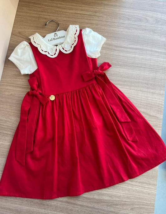 VESTIDO ALÇA BABADO MENINA LUI BAMBINI