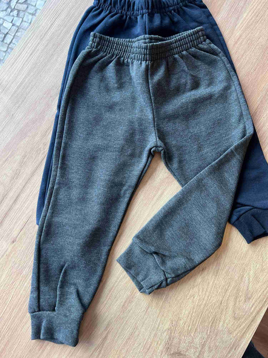 CALÇA EM MOLETOM LISA MENINO PULLA BULLA