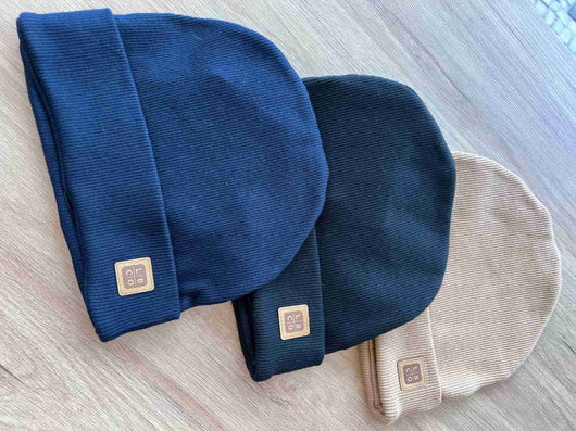 GORRO CANELADO BÁSICO COM DOBRA MENINO LUC BOO