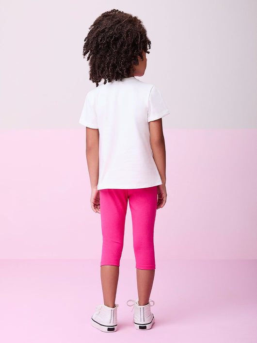 CONJUNTO BLUSA MC BOLSA LACO STRASS E CALÇA LEGGING MENINA MOMI PRO30