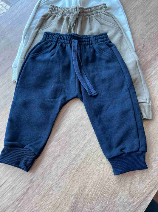 CALÇA MOLETOM BOLSO FALSO BÁSICO MENINO PULLA BULLA