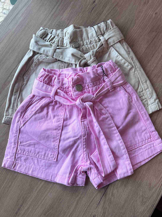 SHORT SARJA BOLSOS MENINA FAKINI