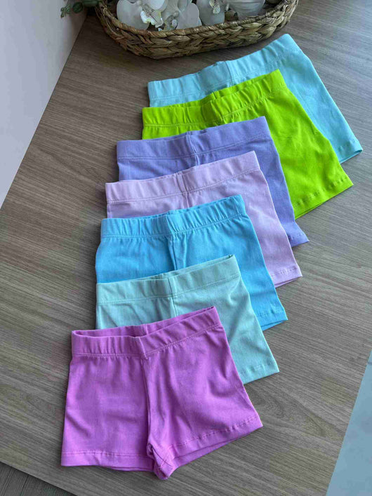 SHORT PARA USAR EMBAIXO VESTIDO LISO MENINA LUI BAMBINI