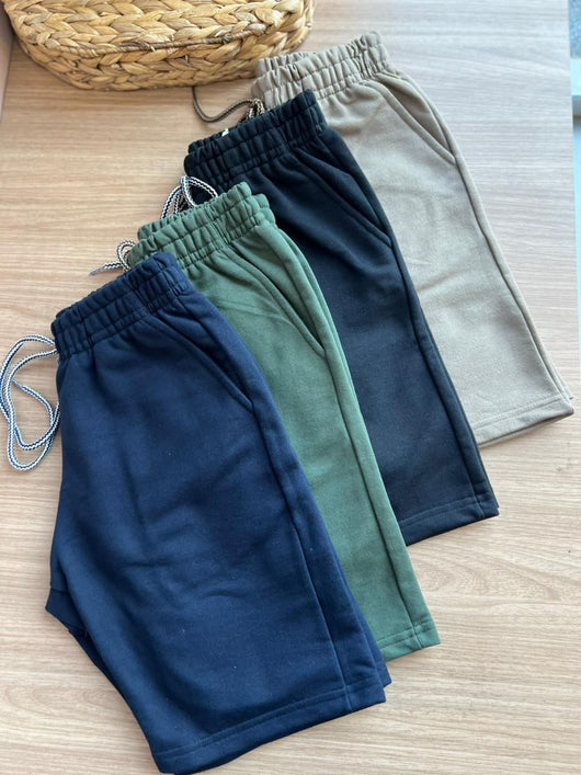 BERMUDA COM BOLSO ELÁSTICO E CORDÃO TRANÇADO MENINO PULLA BULLA