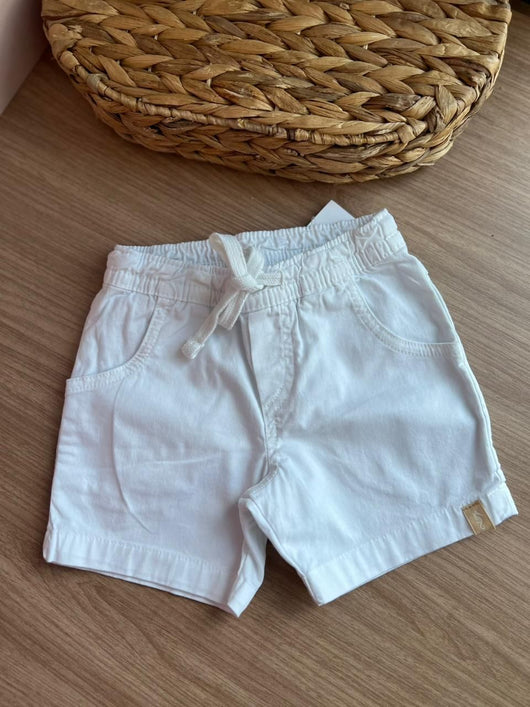 BERMUDA SARJA PAPELADA BOLSOS CAVALO MARINHO MENINO ONDA MARINHA