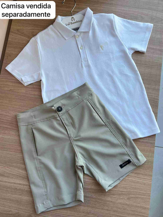 SHORT LISO BÁSICO TECNOFLEX MENINO OK FRIENDS