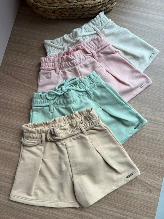 SHORT ELÁSTICO MENINA PULLA BULLA