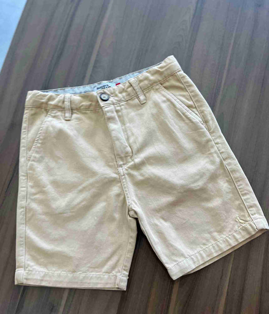 BERMUDA SARJA CASUAL COM BOLSOS E AJUSTE INTERNO MENINO RESERVA MINI