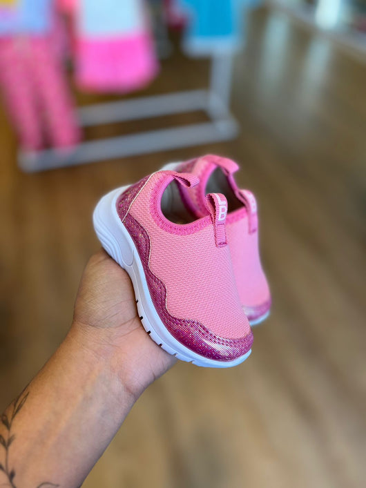 TÊNIS JOGGING MAGIA GLITTER HOLOGRÁFICO MENINA LUGUI