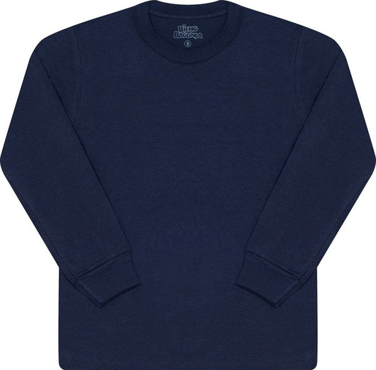 CAMISETA MANGA LONGA LISA MEIA MALHA MENINO BICHO BAGUNÇA