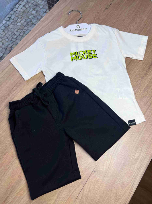 CAMISA MANGA CURTA MICKEY MOUSE MENINO YOUCCIE