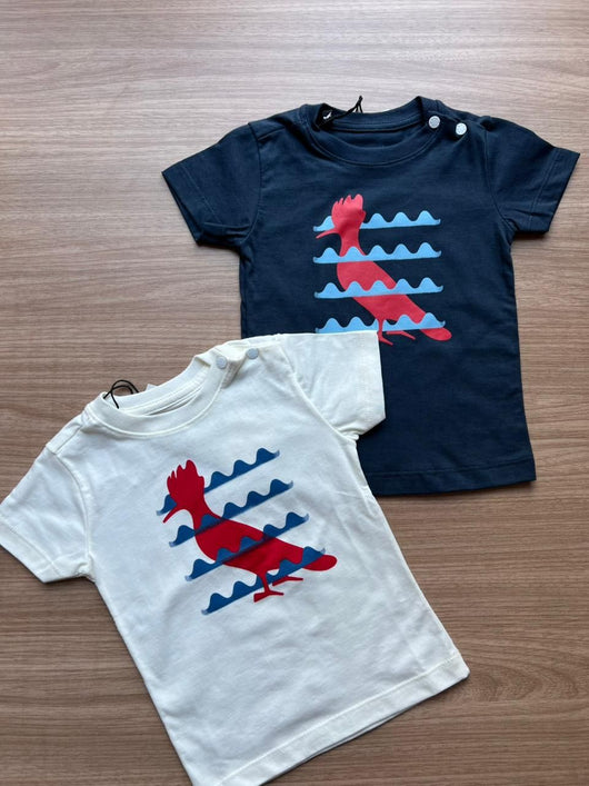 CAMISETA MANGA CURTA PICA PAU ESTAMPA ONDA MENINO RESERVA MINI