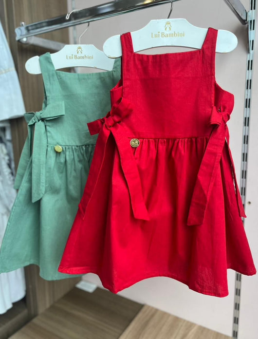 VESTIDO ALÇA BABADO MENINA LUI BAMBINI