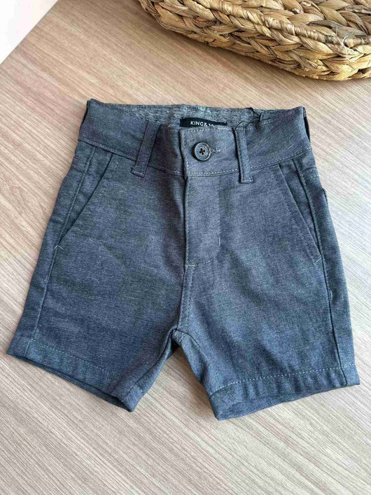 BERMUDA SARJA COM AJUSTE E BOLSO FACA PLAY SLIM MENINO KING&JOE2