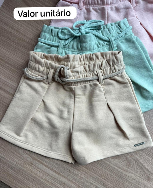 SHORT ELÁSTICO MENINA PULLA BULLA