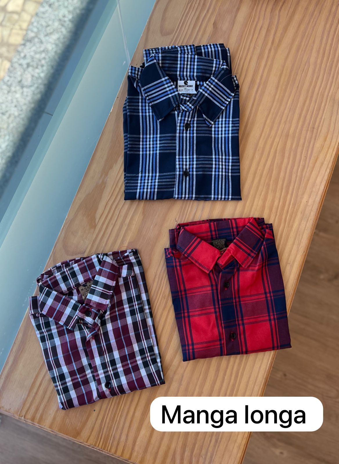 CAMISA XADREZ MANGA LONGA UNISSEX LUI BAMBINI