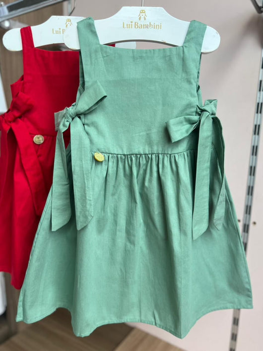 VESTIDO ALÇA BABADO MENINA LUI BAMBINI