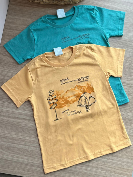CAMISETA MANGA CURTA NATURE MENINO PULLA BULLA