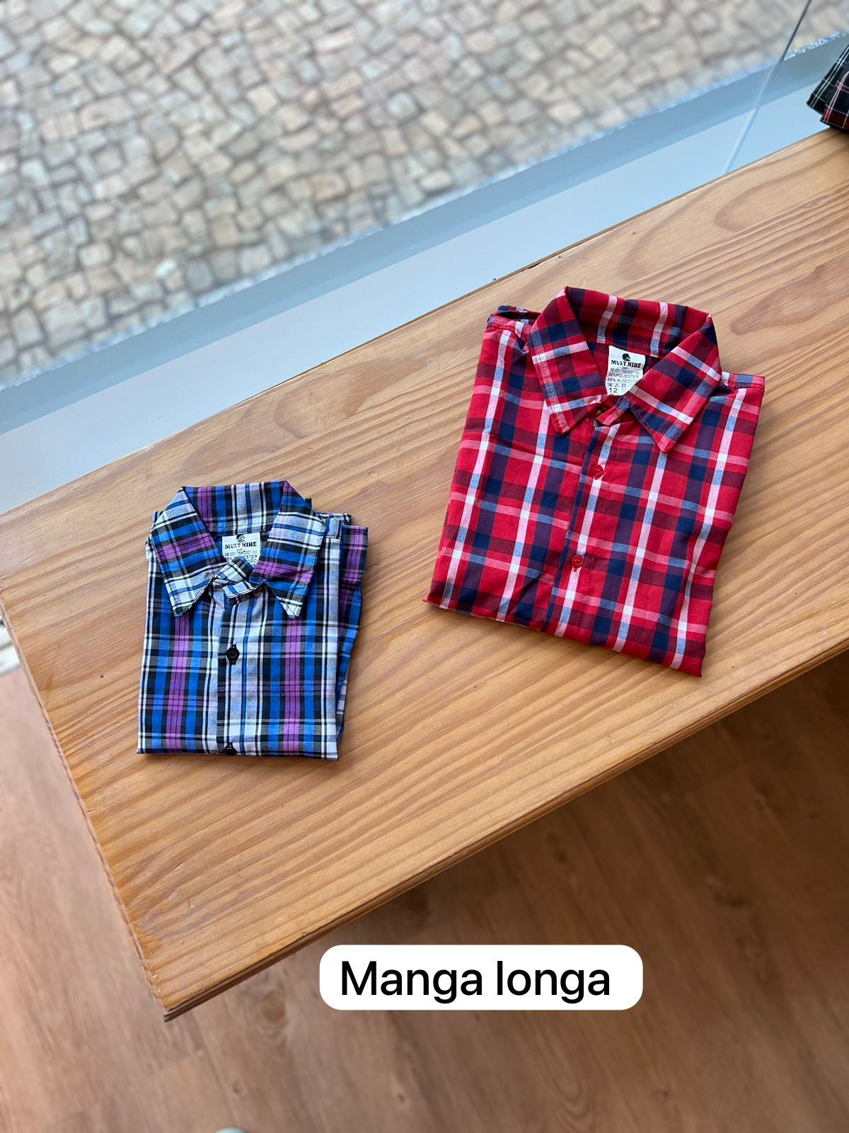 CAMISA XADREZ MANGA LONGA QUADRICULADA UNISSEX LUI BAMBINI